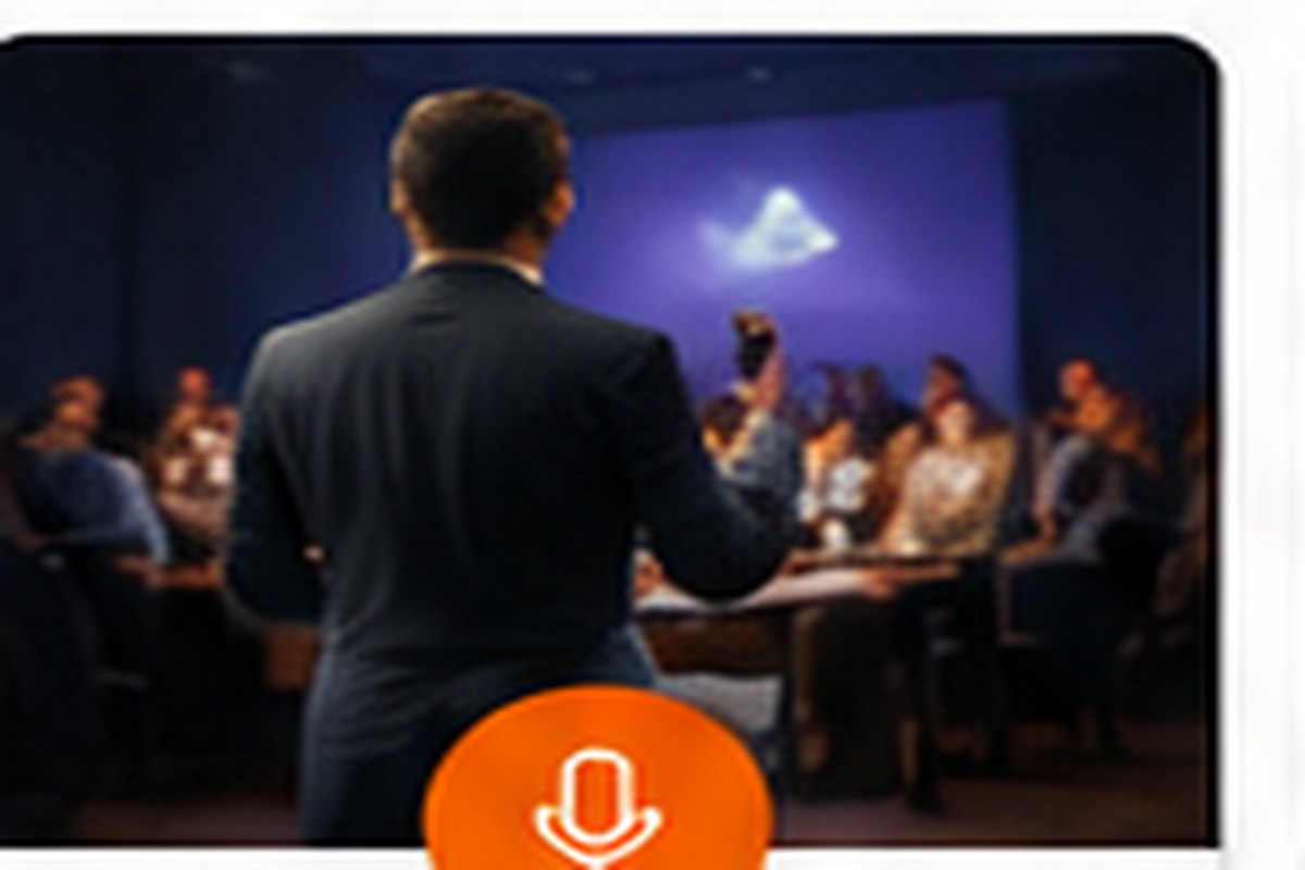 Workshop empresarial sobre liderança e comunicação